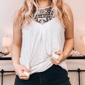 EMBROIDERED TANK TOP